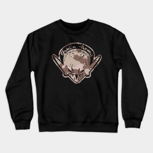 Goblin Army Chocolate Chip Arid Camo Logo Crewneck Sweatshirt